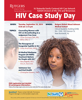 image of Flyer advertising 2019 HIV Case Study Day