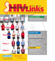 cover of 2019 Winter edition of NJ HIVLinks Newsletter