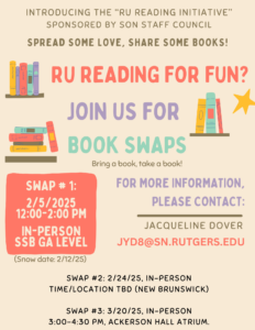 RU Reading For Fun flyer