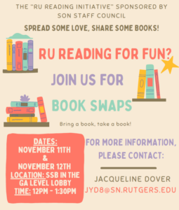November Book Swap flyer